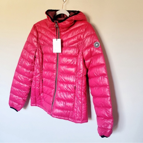 NEW Noize Rosa Puffer Coat Roseberry Size Small - Picture 3 of 11